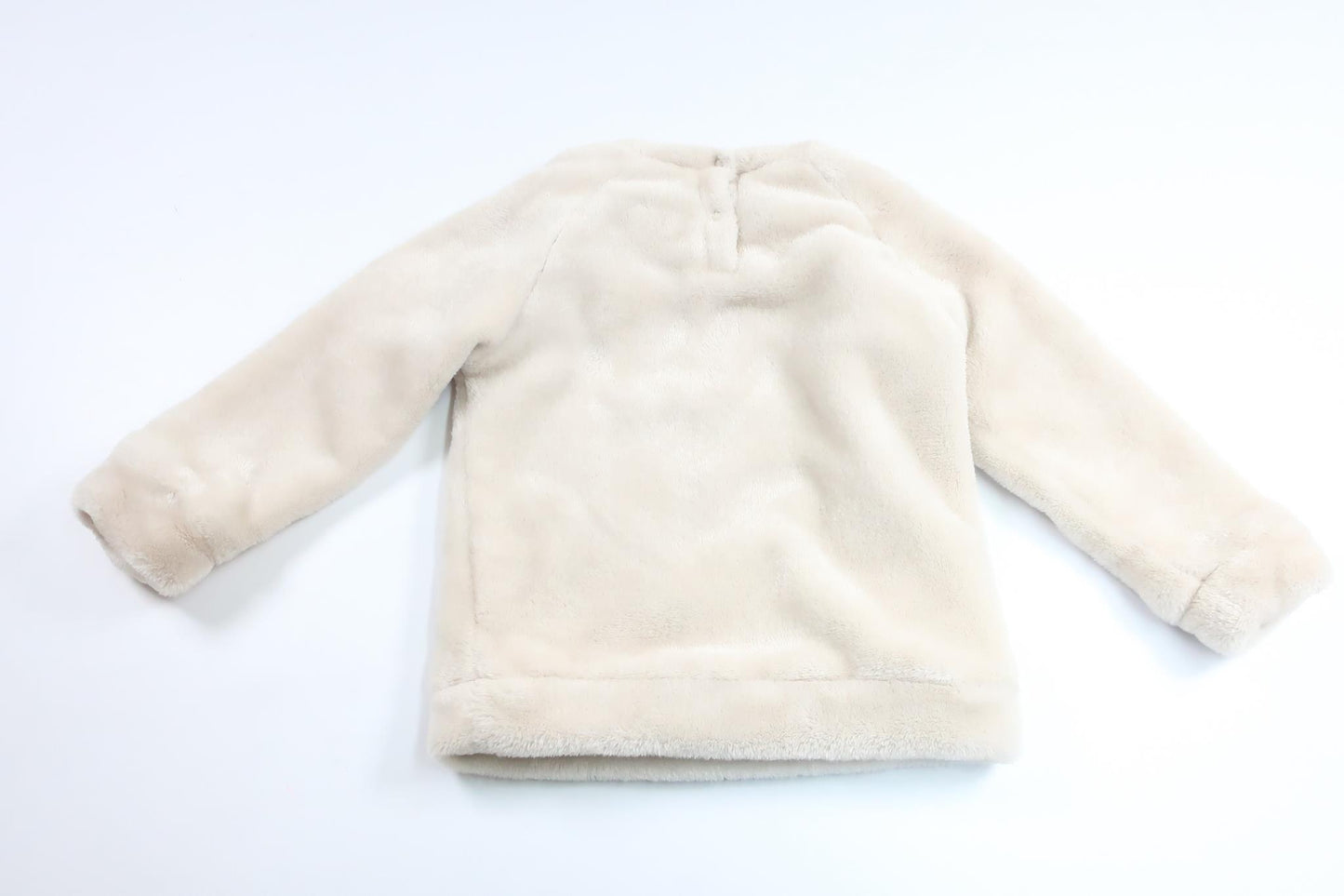 Tröja i fleece från Uniq Baby - Storlek 86 - Benvit