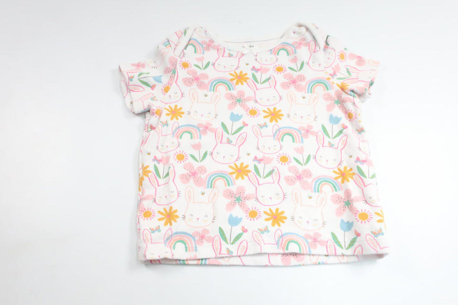 Pyjamas tröja från F&F - Storlek 92 - Vit