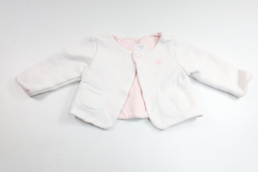 Tjockare kofta från Obaïbi - Storlek 74 - Rosa