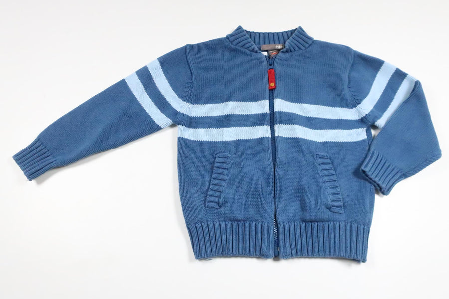 Stickad kofta från H&M - Storlek 104 - Blå