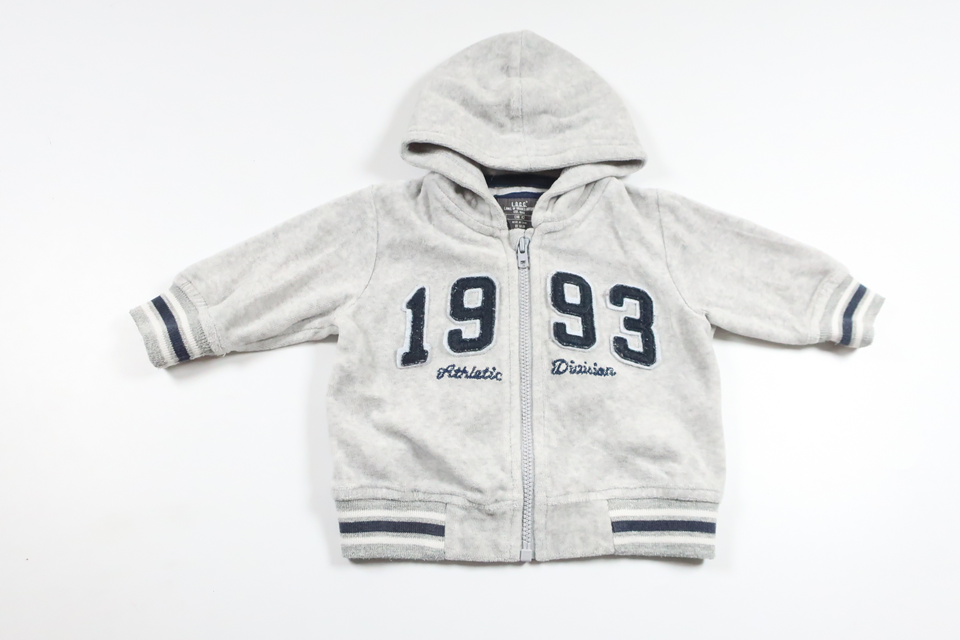 Munkjacka i fleece från H&M - Storlek 62 - Grå