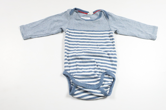 Randig body från H&M - Storlek 62 - Blå