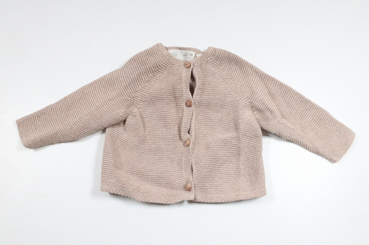 Stickad kofta från Zara - Storlek 62 - Beige