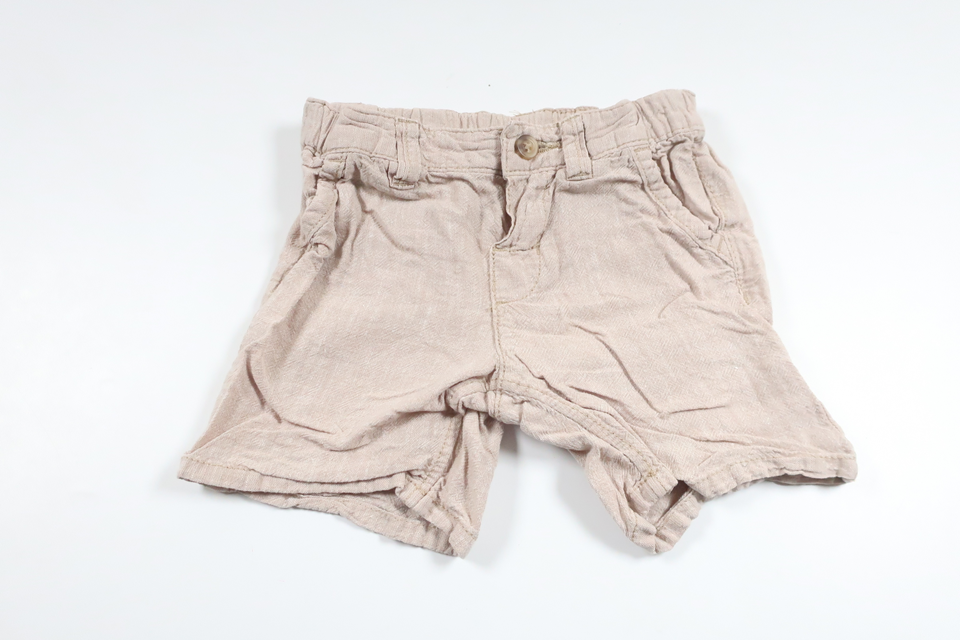 Short i linnemix från H&M - Storlek 68 - Beige