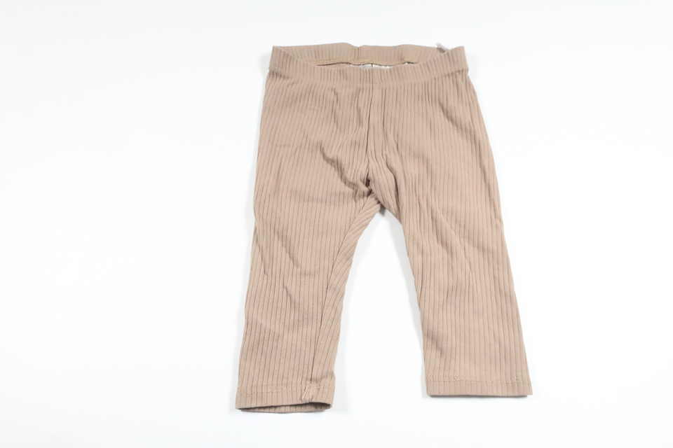 Ribbade byxor från H&M - Storlek 74 - Beige