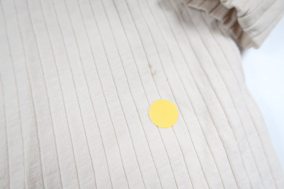 Ribbad omlottbody från Newbie - Storlek 68 - Beige