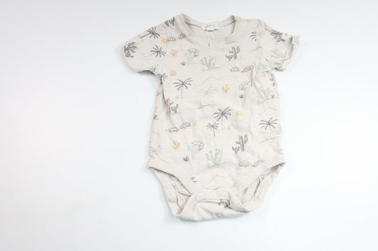 Body från Newbie - Storlek 68 - Grå