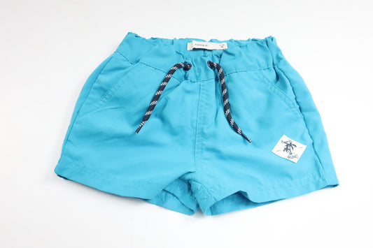 Badshorts från Name It - Storlek 80 - Blå