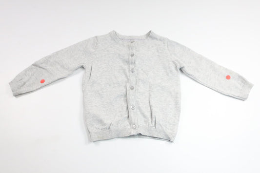 Stickad kofta från Young Dimension - Storlek 92 - Grå