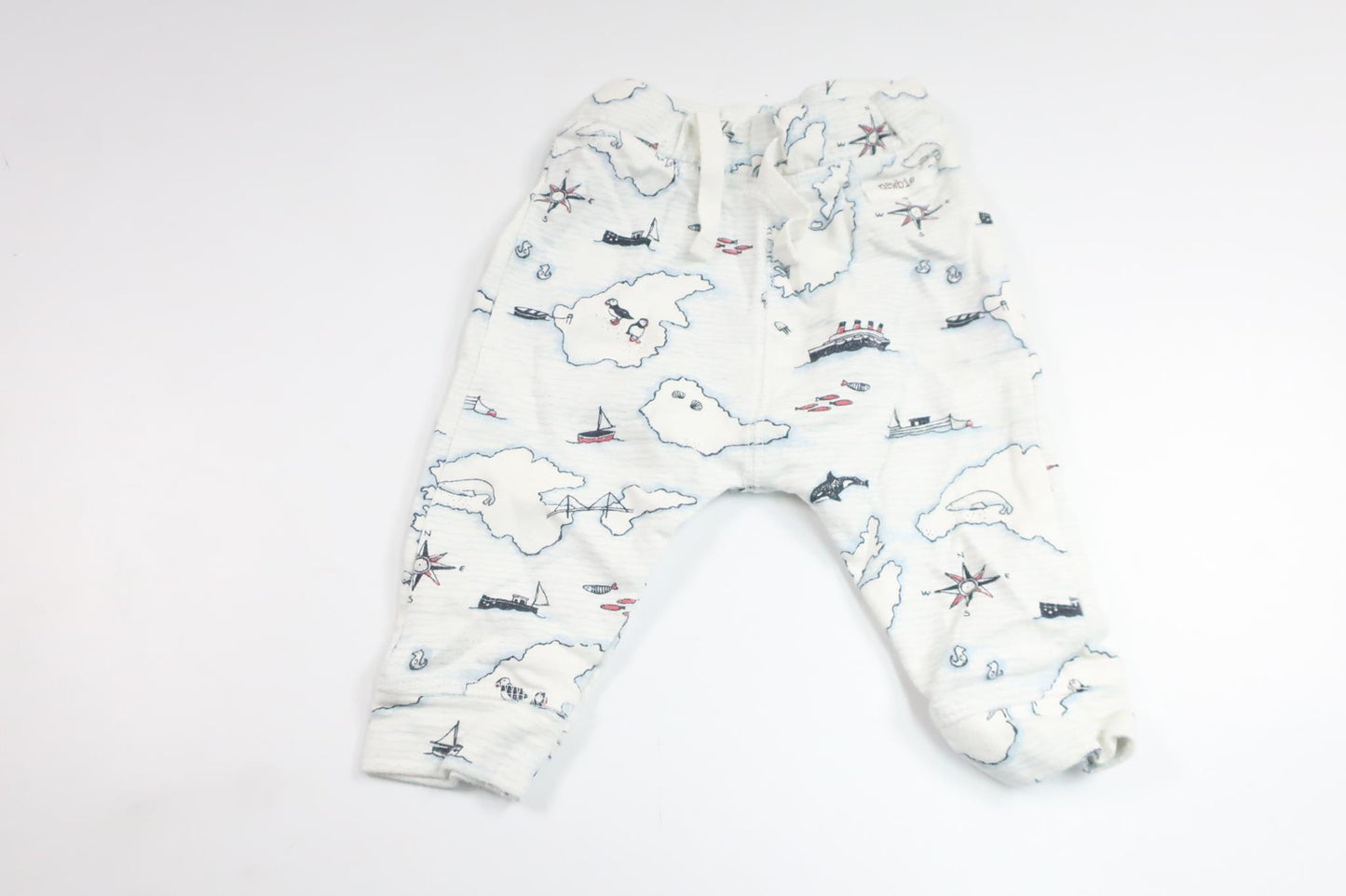 Byxor från Newbie - Storlek 62 - Benvit