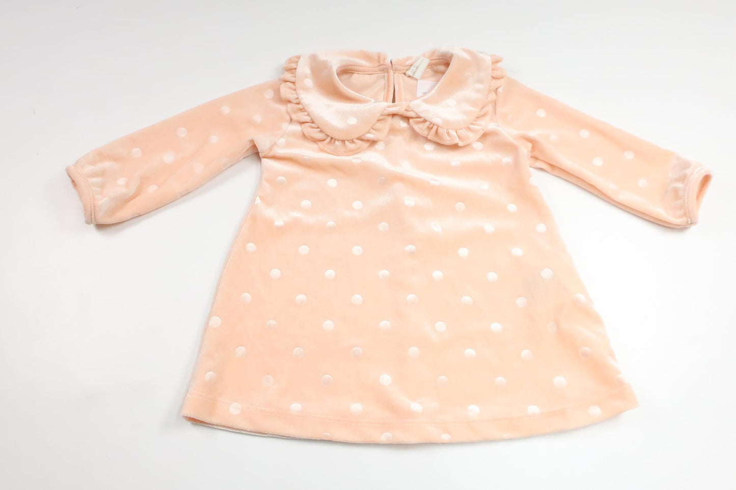 Klänning i velour från H&M - Storlek 68 - Rosa