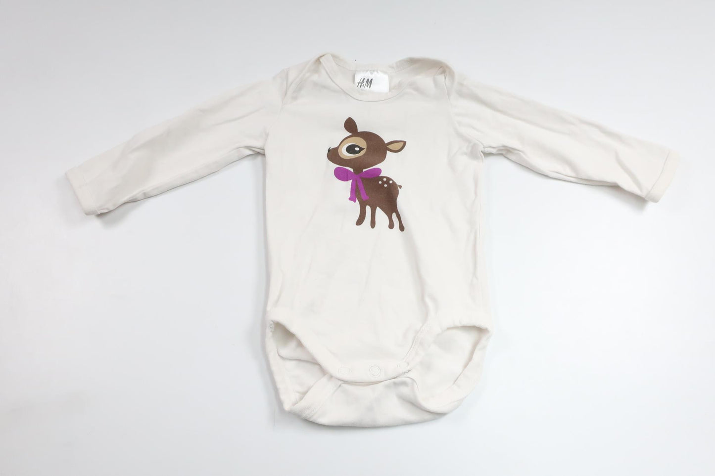 Body från H&M - Storlek 56 - Vit