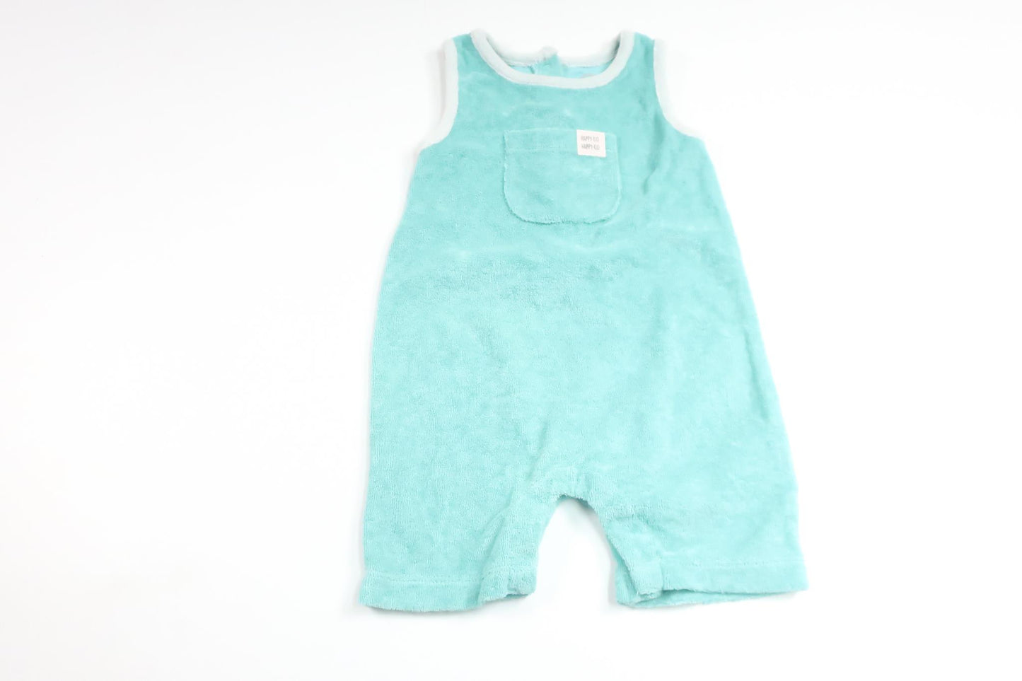 Jumpsuit i mjuk frotté från Cubus - Storlek 68 - Blå