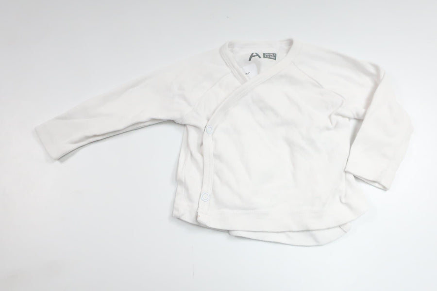 Omlottröja från Åhléns - Storlek 50/56 - Vit