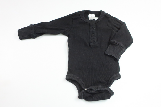 Ribbad body från H&M - Storlek 50 - Svart