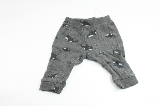 Byxor med valar från H&M - Storlek 56 - Grå