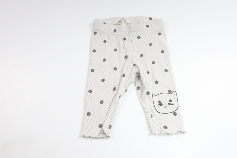 Ribbade byxor från H&M - Storlek 56 - Grå