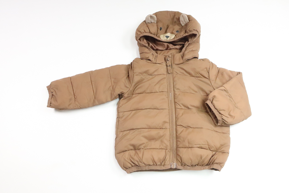 Vadderad jacka från H&M - Storlek 74 - Brun