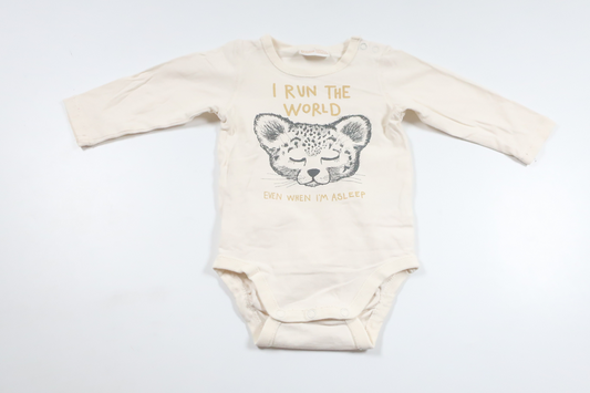 Body från Lindex - Storlek 62 - Benvit