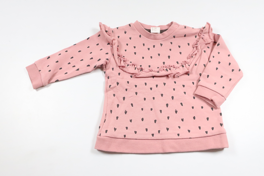 Sweatshirt från H&M - Storlek 74 - Rosa