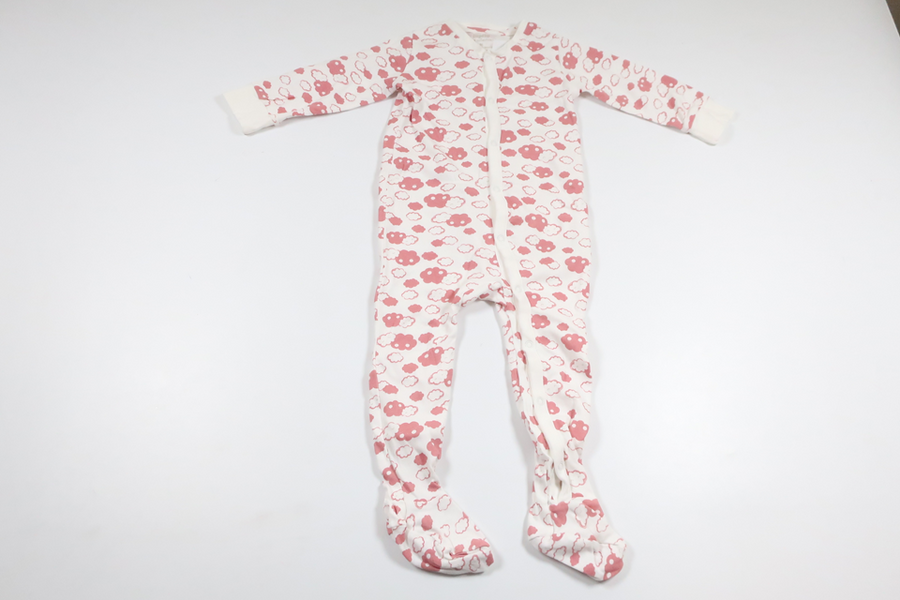 Pyjamas med moln från Lupilu - Storlek 86 - Vit