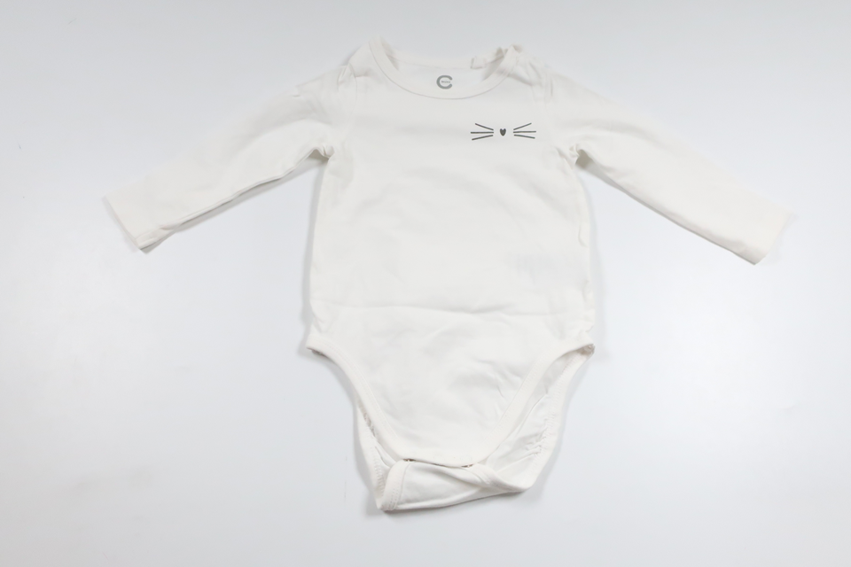 Body från Cubus - Storlek 74 - Vit