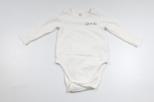 Body från Cubus - Storlek 74 - Vit