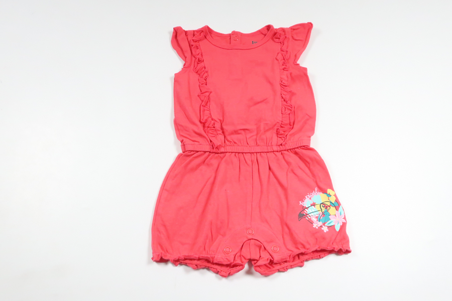 Jumpsuit från Lupilu - Storlek 62/68 - Röd