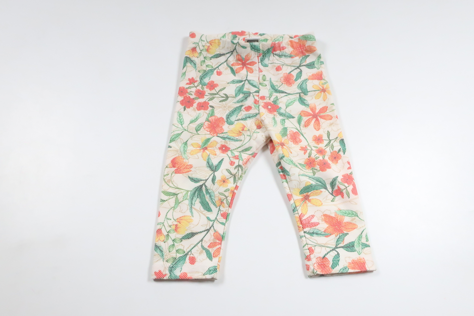 Blommiga byxor från LC Waikiki - Storlek 62/68 - Benvit