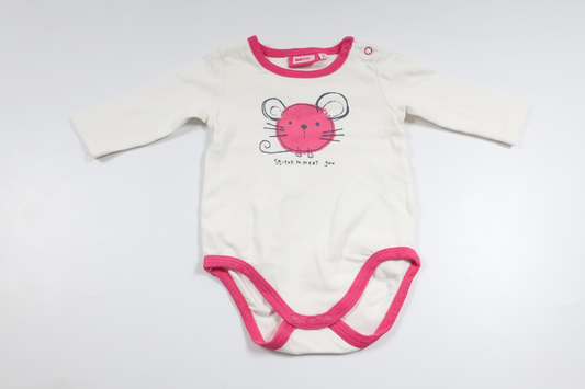 Body från Mini - Storlek 68 - Vit