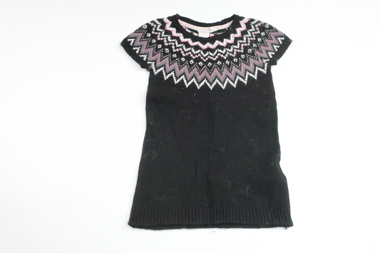 Stickad klänning från H&M - Storlek 98/104 - Svart