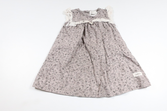 Blommig klänning från Newbie - Storlek 86 - Lila