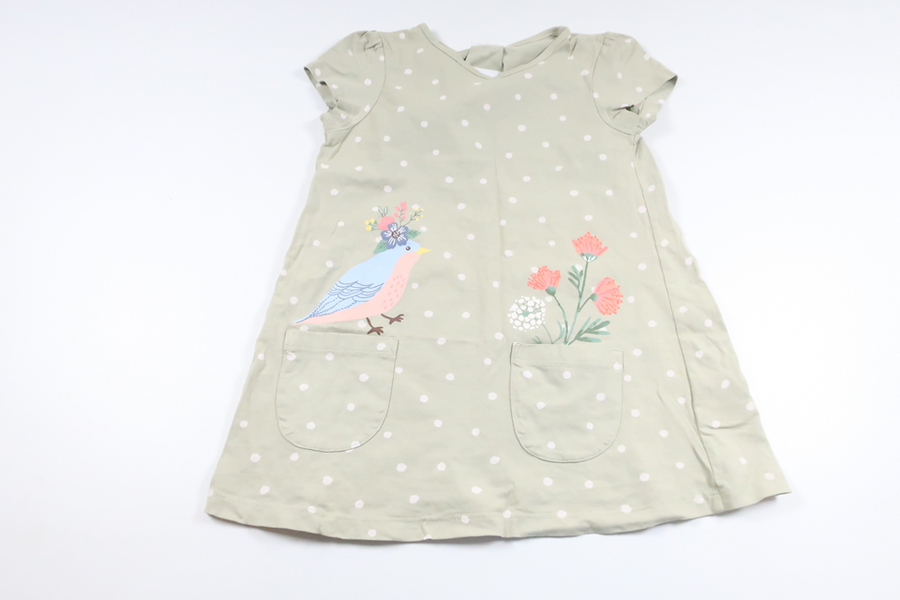 Klänning från Lindex - Storlek 110 - Grön