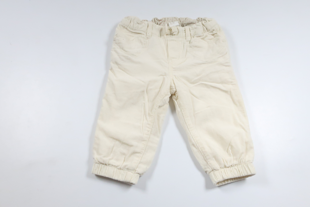 Fodrade byxor från H&M - Storlek 74 - Benvit