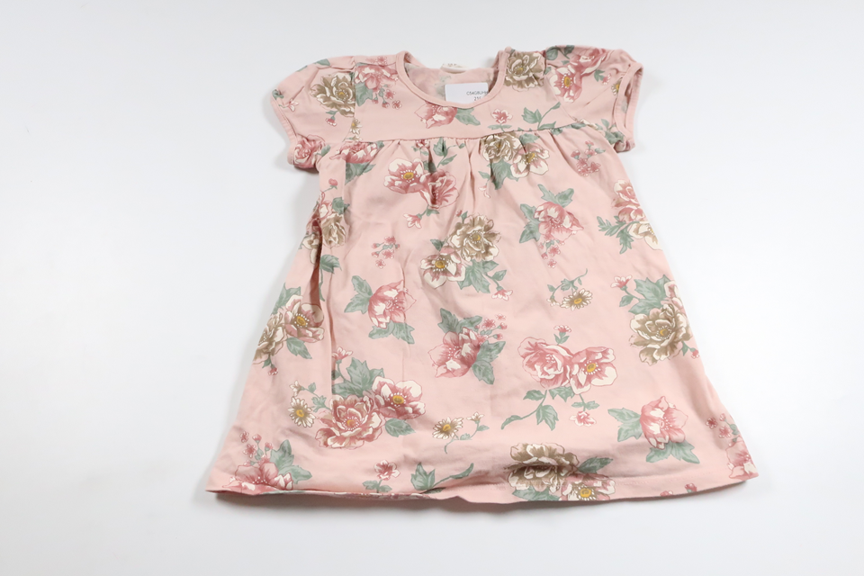 Blommig klänning från H&M - Storlek 80 - Rosa