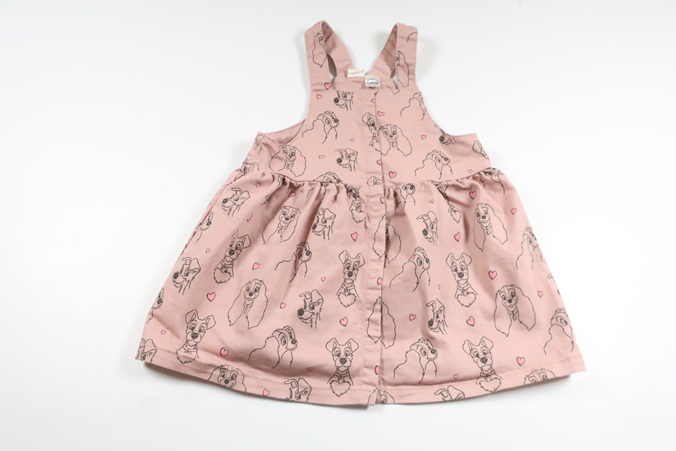Klänning med Lady & Lufsen från H&M - Storlek 92 - Rosa