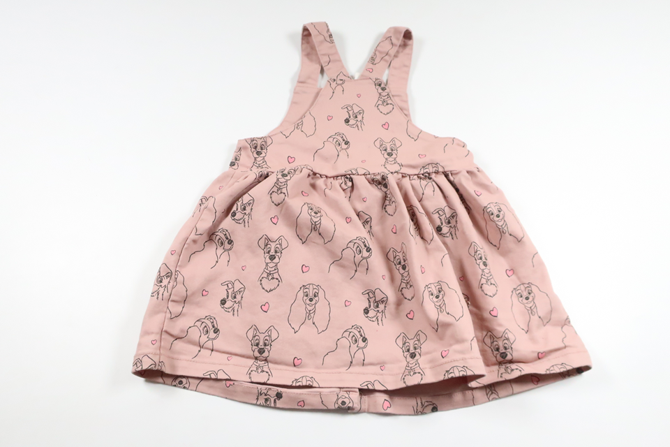 Klänning med Lady & Lufsen från H&M - Storlek 92 - Rosa