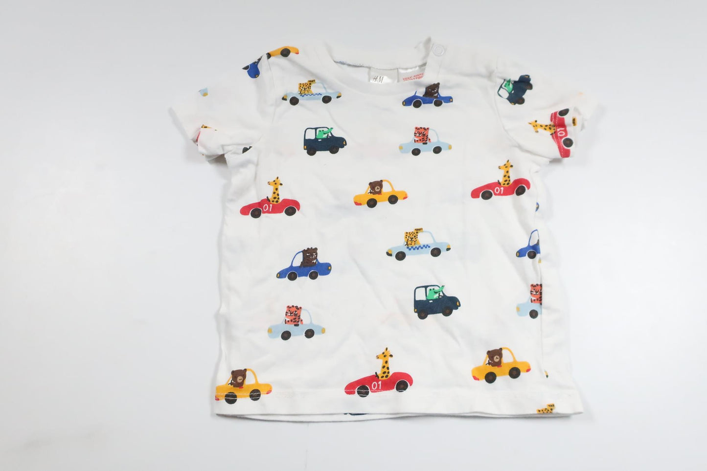 T-shirt från H&M - Storlek 62/68 - Vit