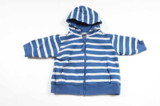 Randig munkjacka från H&M - Storlek 62 - Blå