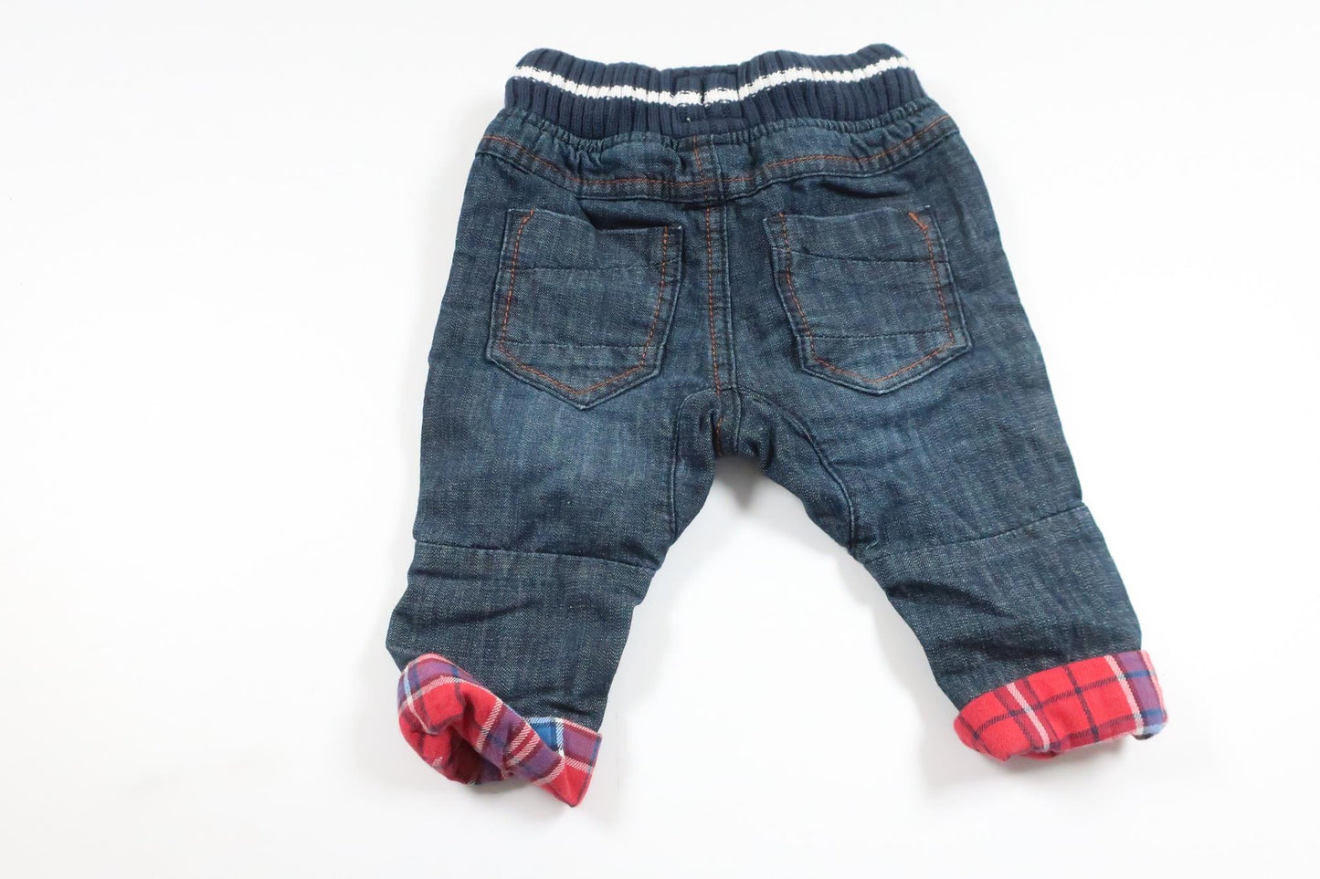 Jeansbyxor från Next - Storlek 62/68 - Marinblå