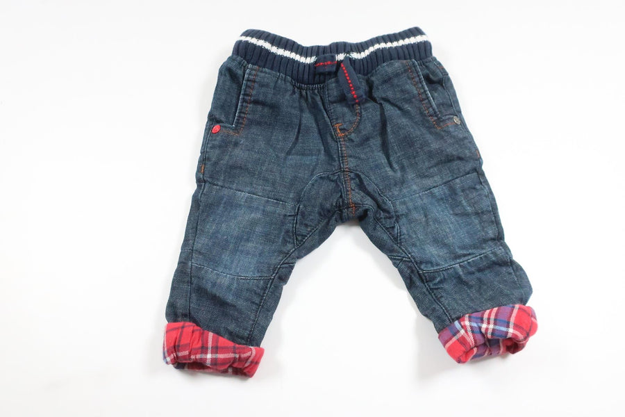 Jeansbyxor från Next - Storlek 62/68 - Marinblå