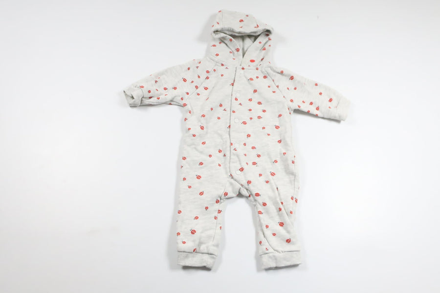 Overall med nickelpigor från Minimarket - Storlek 62 - Grå