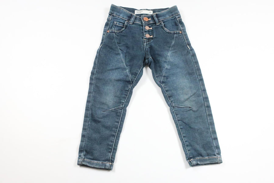 Jeansbyxor med stretch från Cubus - Storlek 92 - Denim