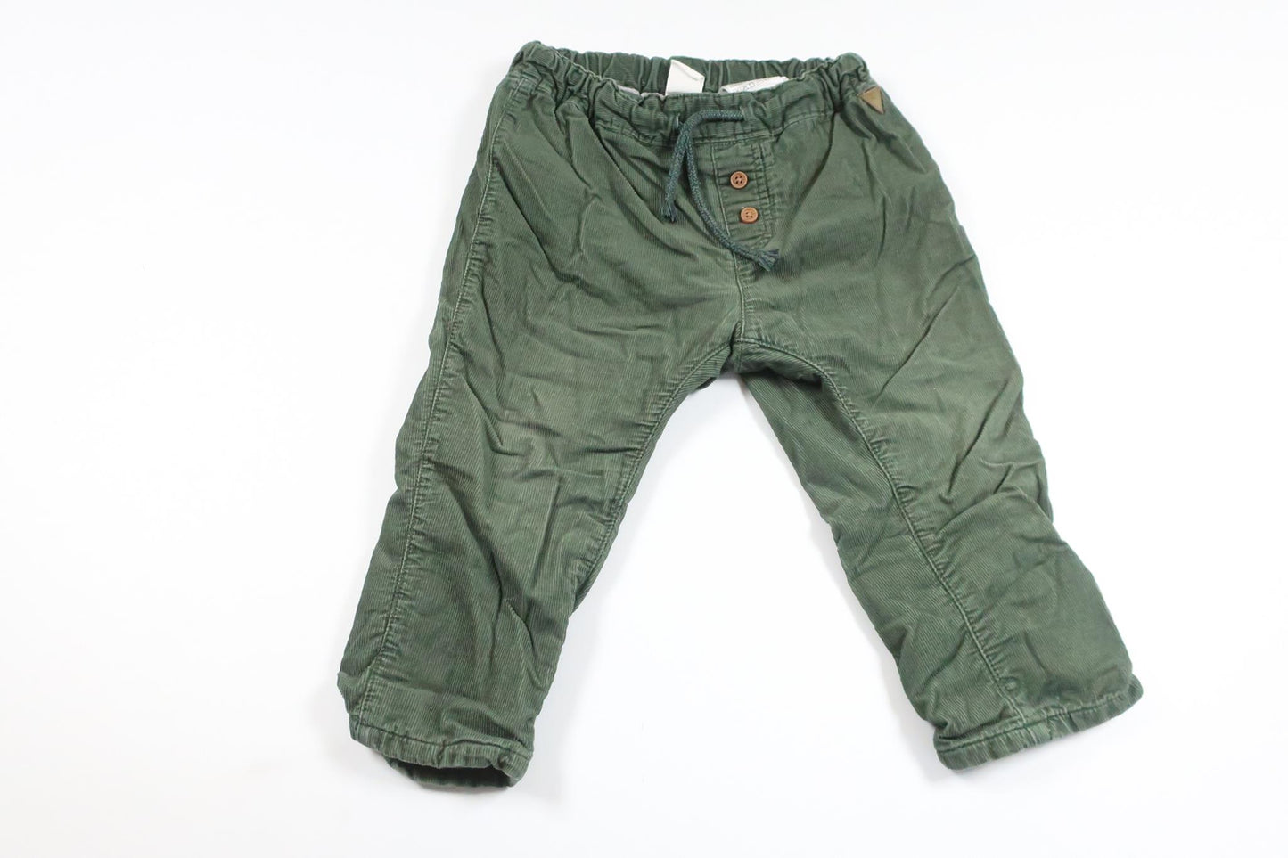 Fodrade byxor från H&M - Storlek 86 - Grön