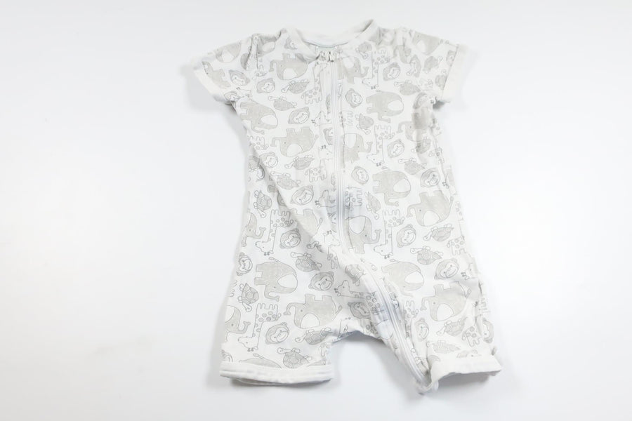 Pyjamas med djur från Kappahl - Storlek 86/92 - Vit