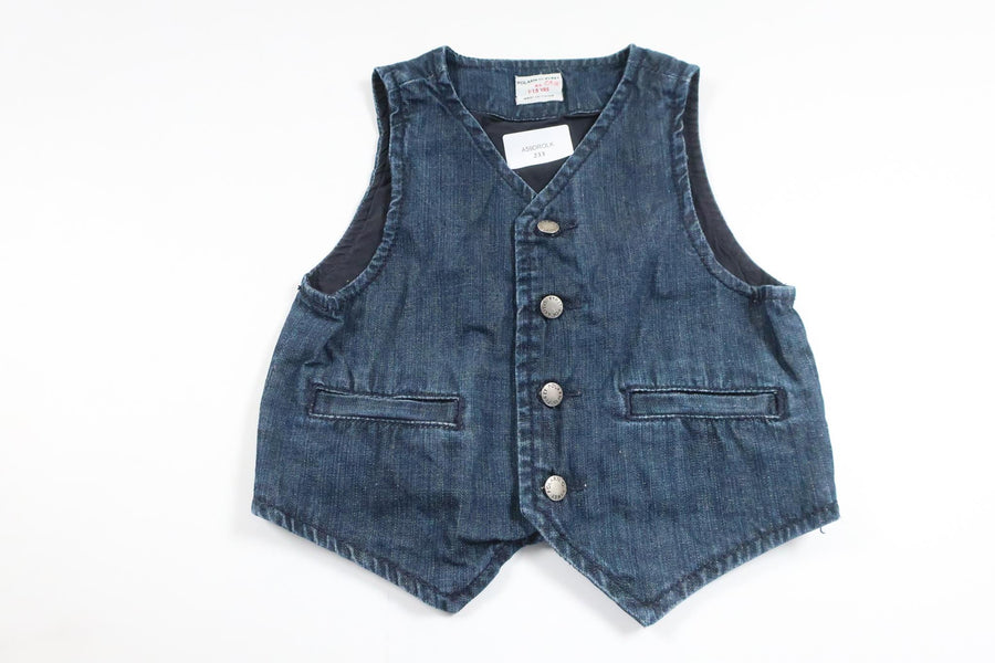 Väst i jeans från Polarn o. Pyret - Storlek 86 - Denim