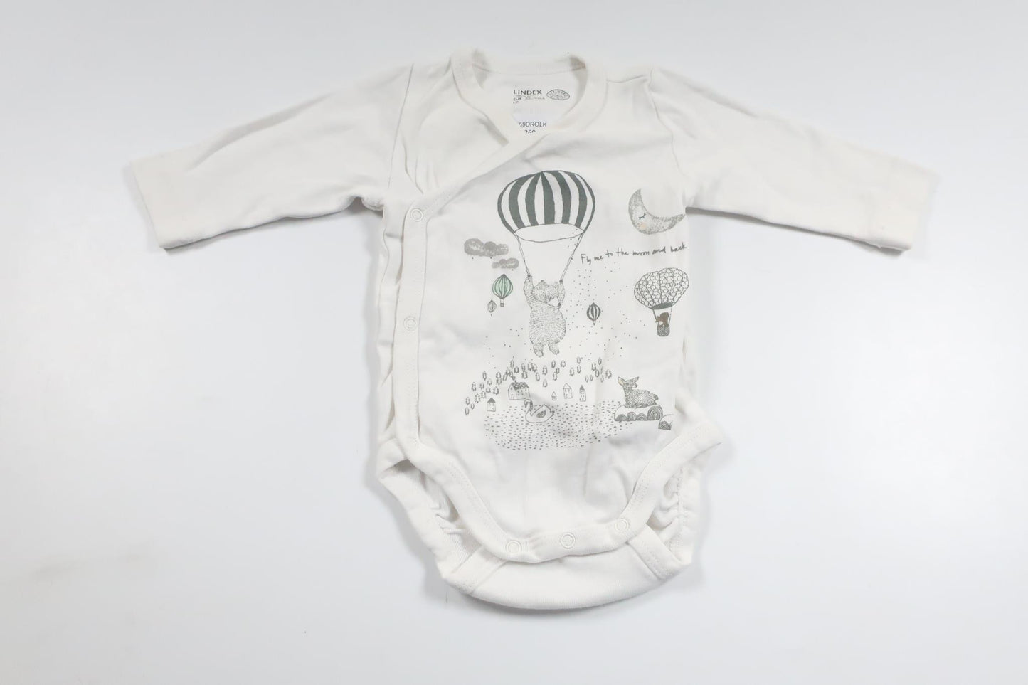 Omlottbody från Lindex - Storlek 50 - Vit