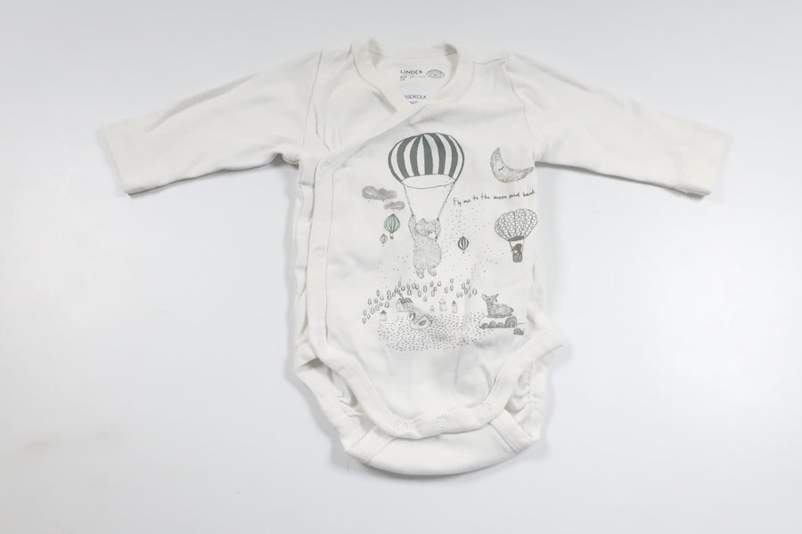 Omlottbody från Lindex - Storlek 50 - Vit