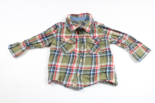 Rutig skjorta från H&M - Storlek 74 - Multi