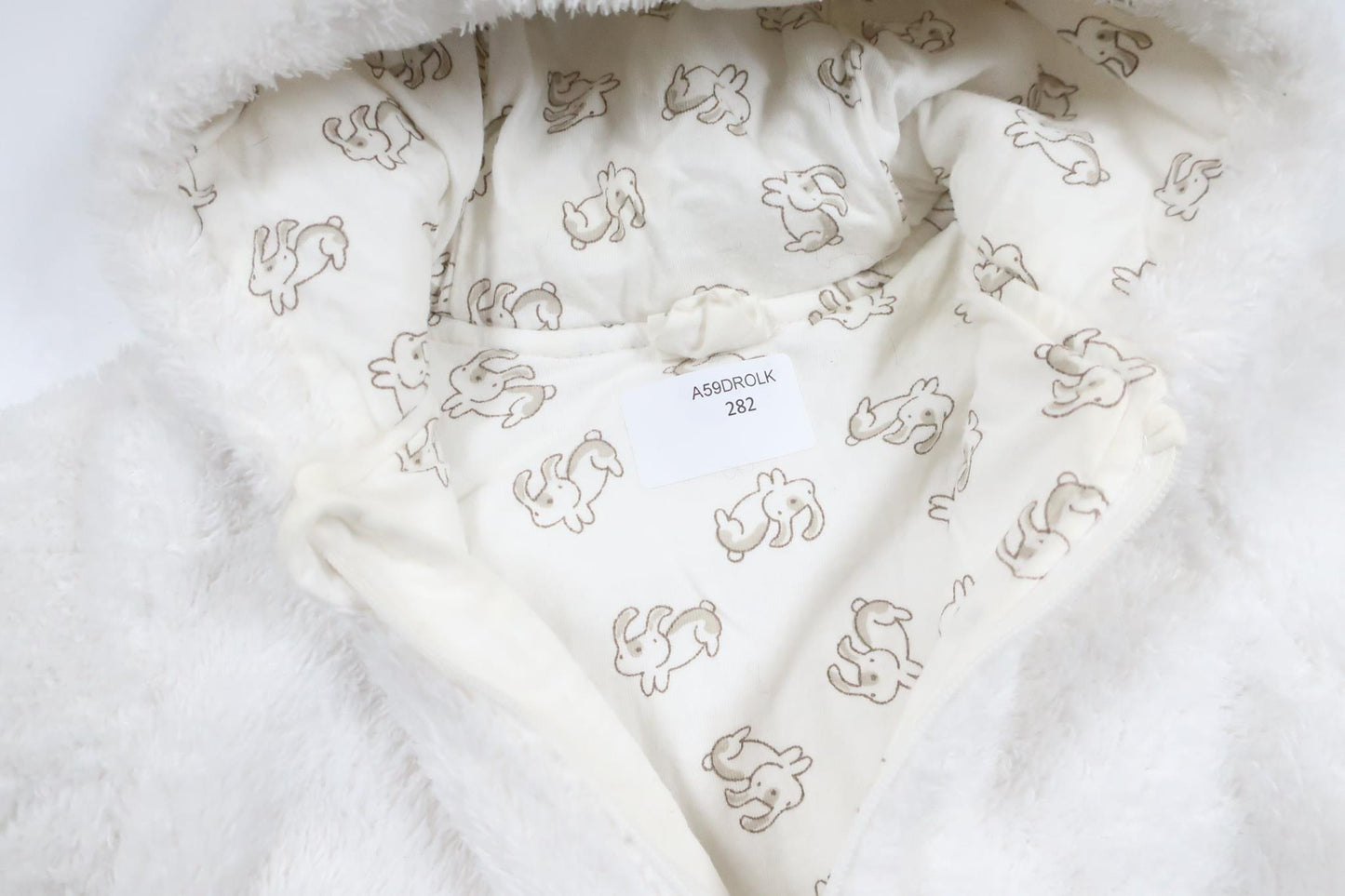 Teddyoverall från H&M - Storlek 56 - Vit